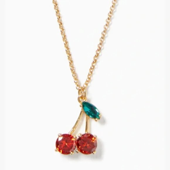 kate spade Jewelry - NWT Kate Spade Ma Cherie Cherry Mini Necklace